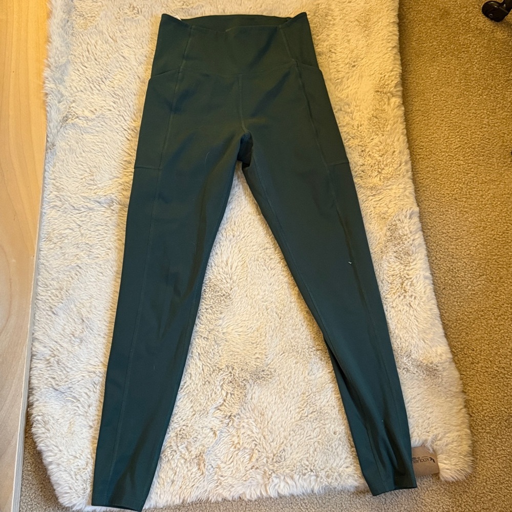 Girlfriend Collective High-Waisted Green Leggings